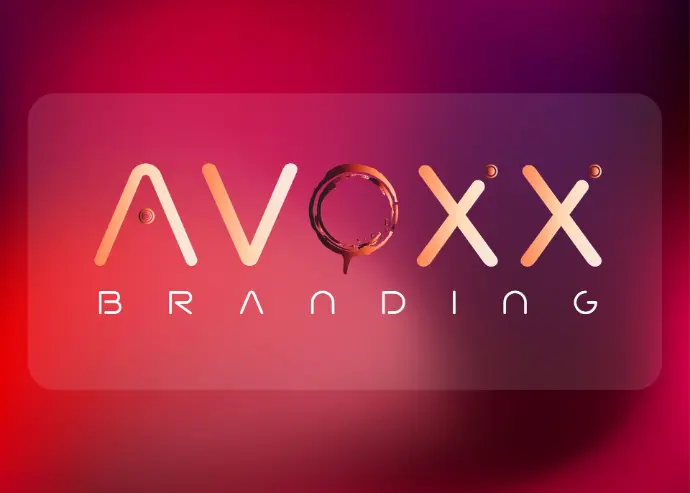 This image shows about avoxx branding&#39;s logo and the premium design .
