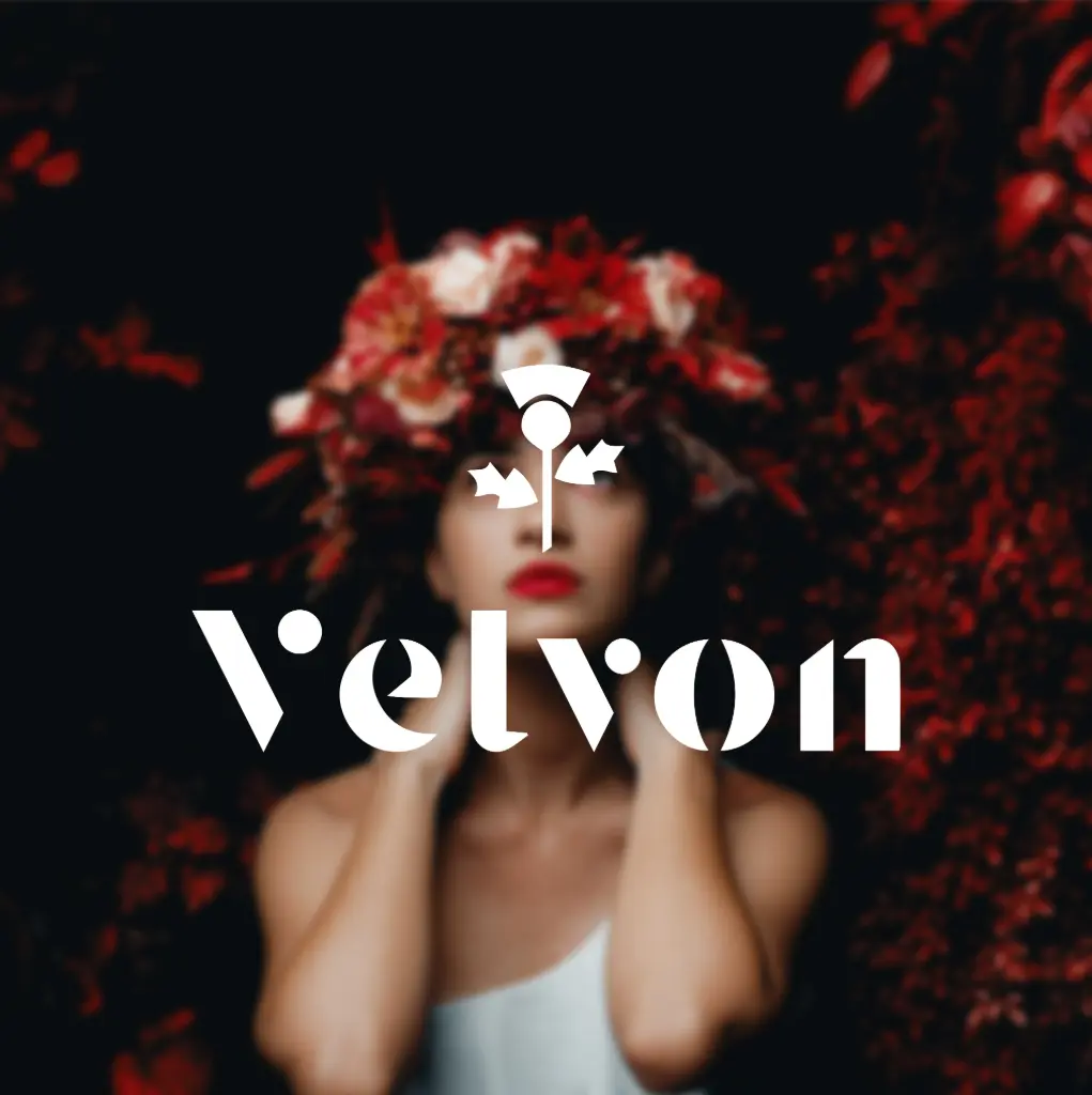 Velvon logo design