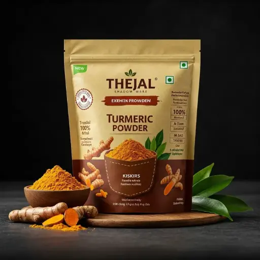 Premium turmeric pouch design